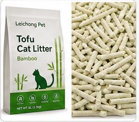青竹豆腐猫砂包装和颗粒